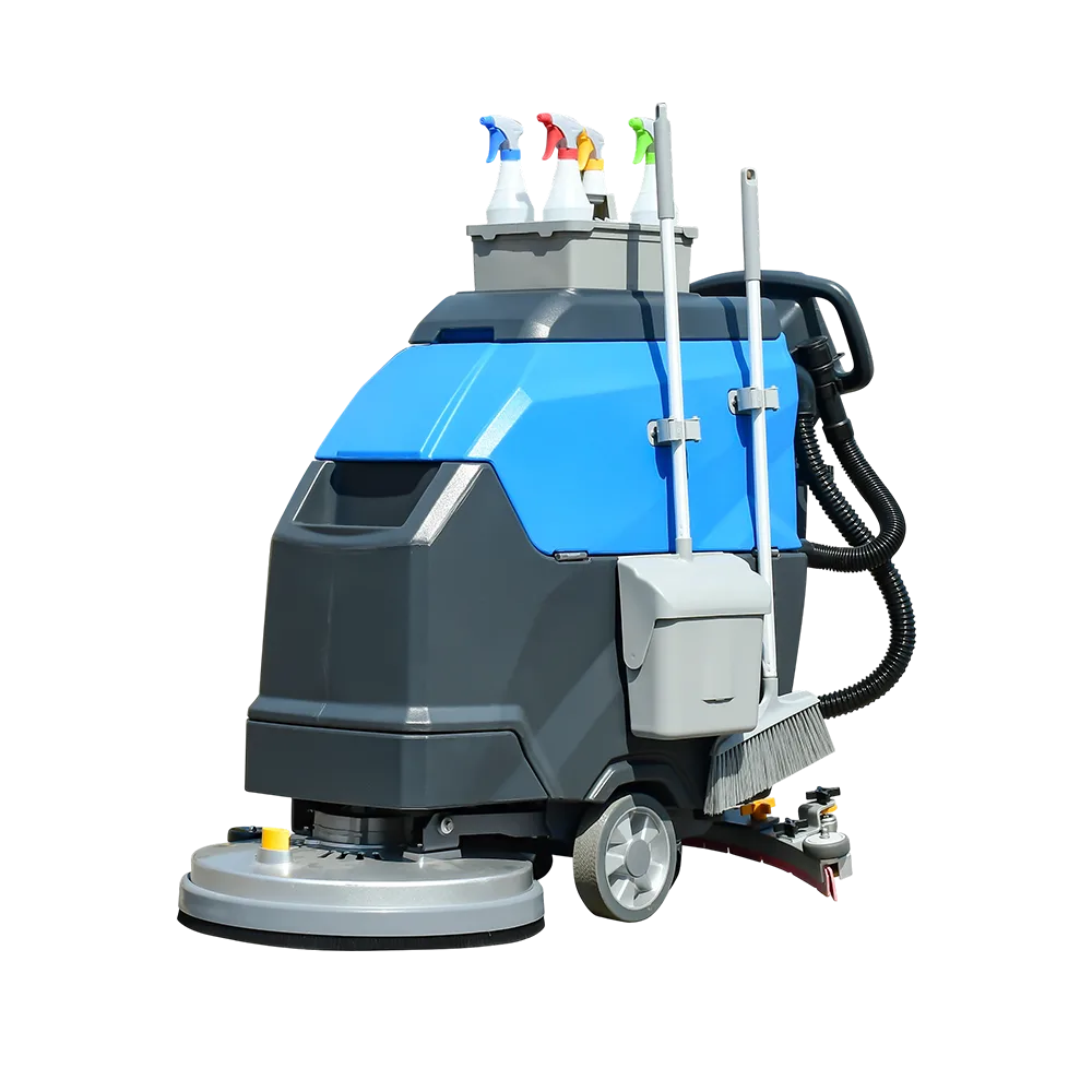 Electric Walk-Behind Floor Scrubber Self Propelled Floor Scrubber Battery Electric Cleaning Machine Factory Warehouse