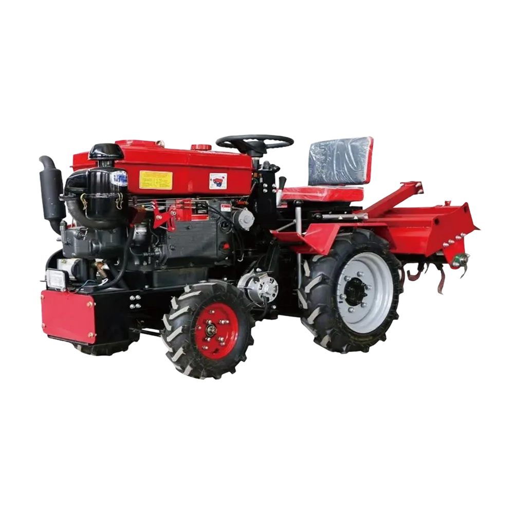 40 HP Long-Wheelbase Four-Wheel Rotary Tiller for Farm Cultivation and Soil Preparation