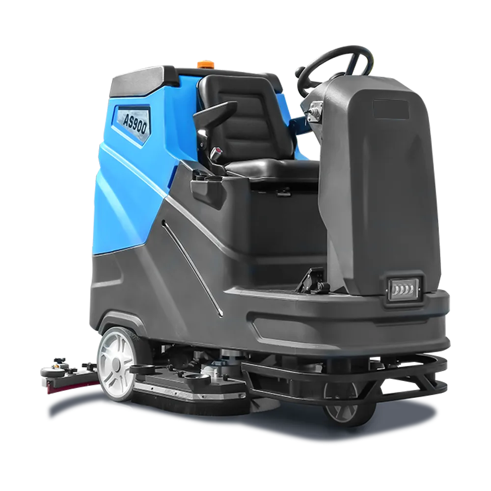Commercial Ride on Scrubber Dryer Electric Floor Cleaning Equipment for Warehouse Factory Concrete Floor Cleaning